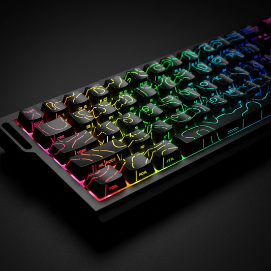 Black Contour — Keycap Macro