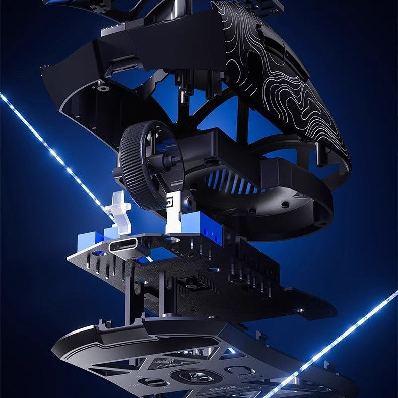 Topographic Honeycomb Tri-Mode Gaming Mouse