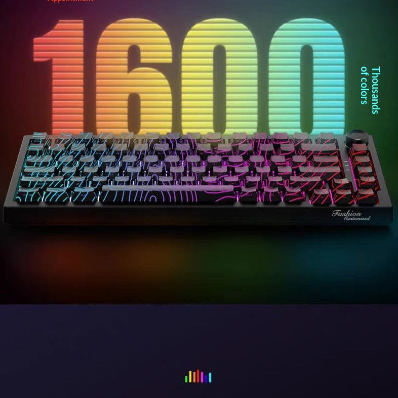 PBT Gradient Tri-Mode Mechanical Keyboard