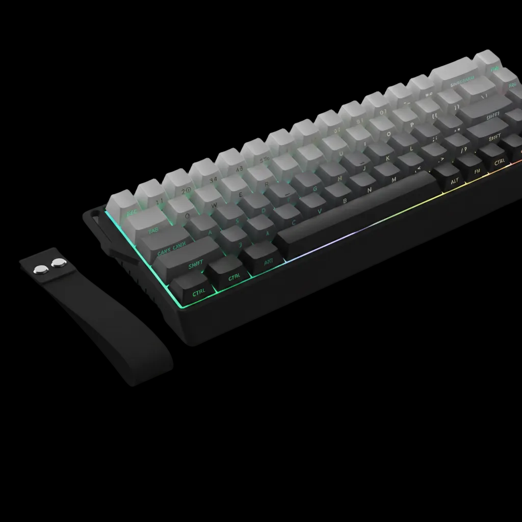 Side-Engraved Wired Mechanical Keyboard