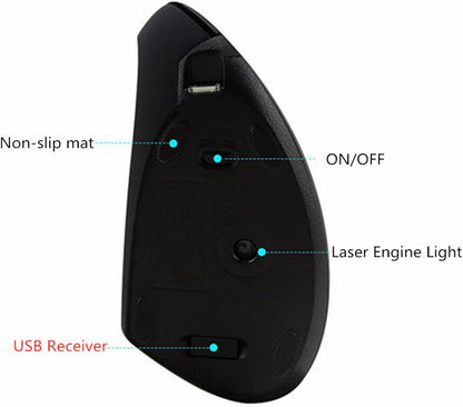 GX21  Left-Handed Vertical  Mouse