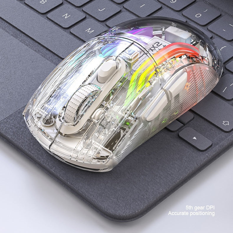 X2 Pro Tri-Mode RGB Transparent  Mouse