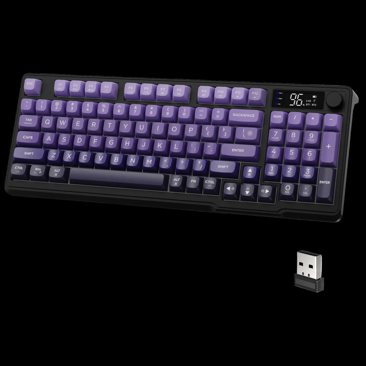 GradientFlow Dual-Mode Wireless Keyboard