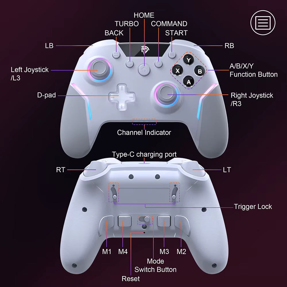 ElitePlay Pro Wireless Gaming Controller