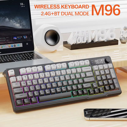 GradientFlow Dual-Mode Wireless Keyboard