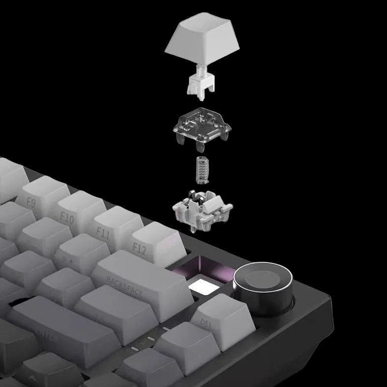 PBT Gradient Tri-Mode Mechanical Keyboard