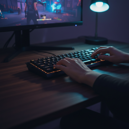 Black Amber — Walnut Gaming Room