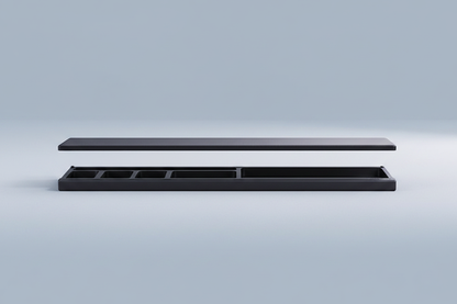 Black — Dusty Blue Side Profile