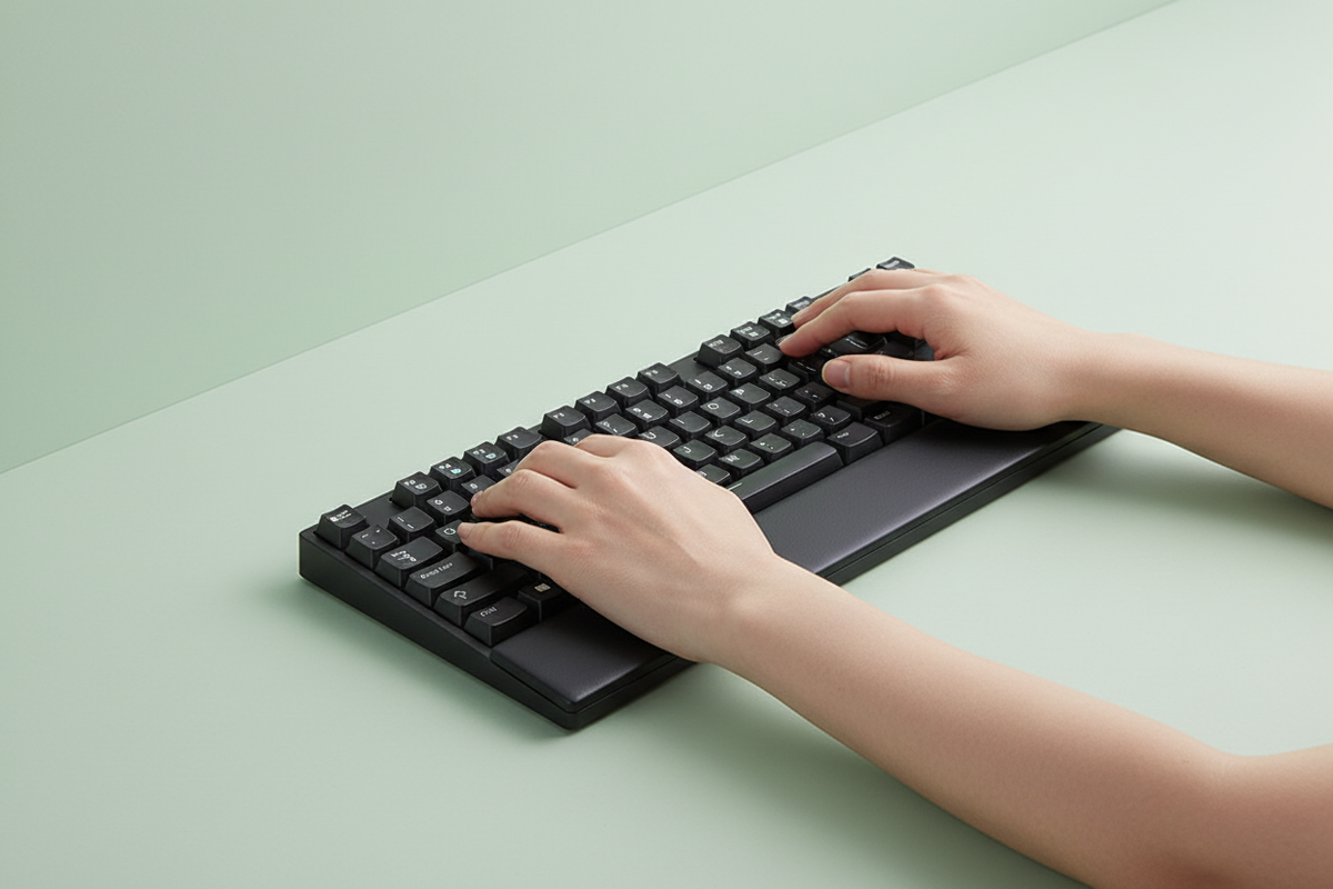 Black — Sage Green In-Use