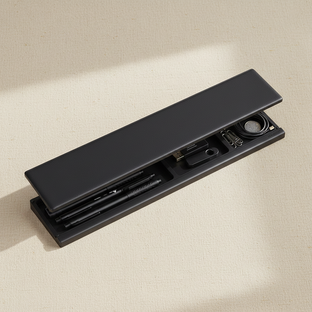 Black — Warm Beige Storage Open