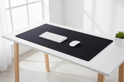 Black — White Desk Color Block