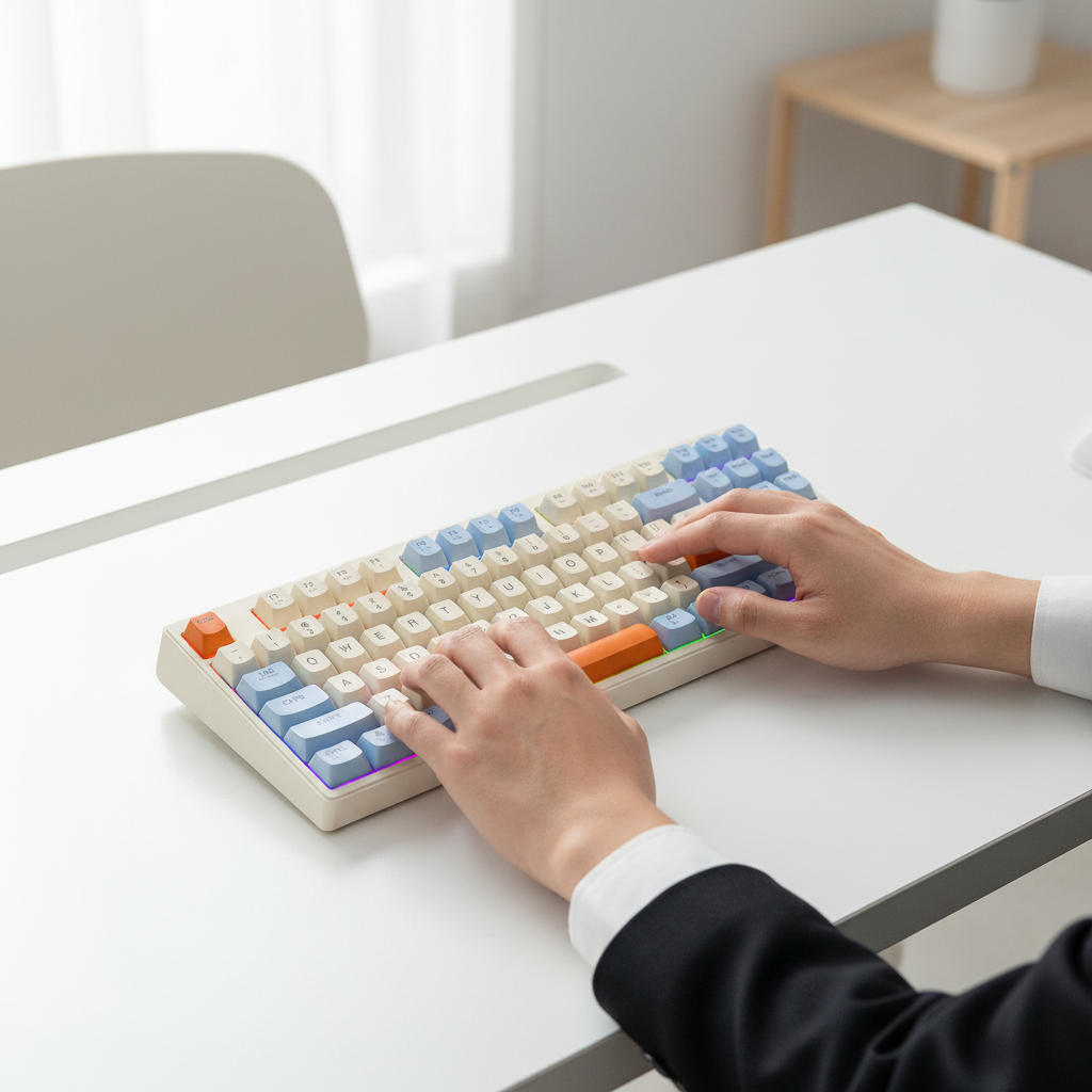 Blueberry - Hands Typing