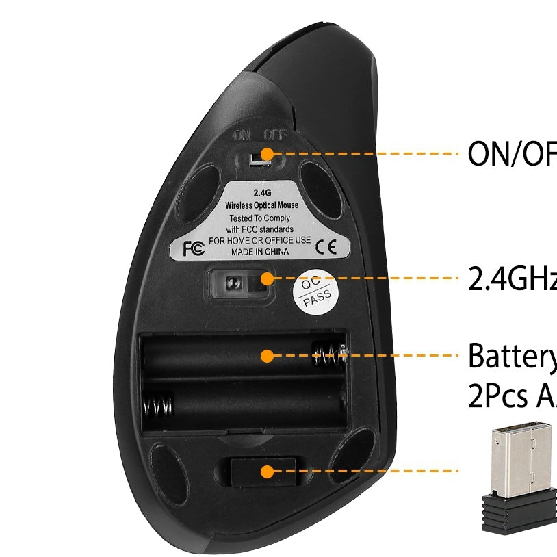 ErgoWave Wireless Mouse