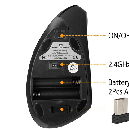 ErgoWave Wireless Mouse