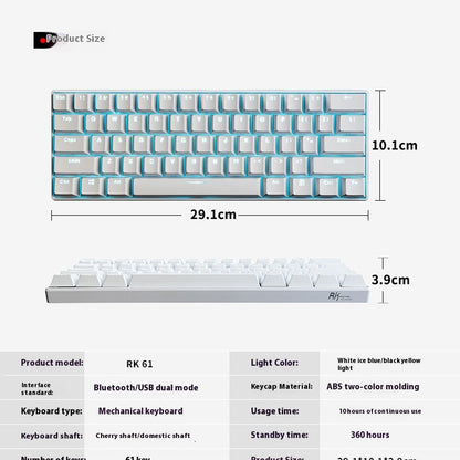 RK61 Tri-Mode 60% Mechanical Keyboard