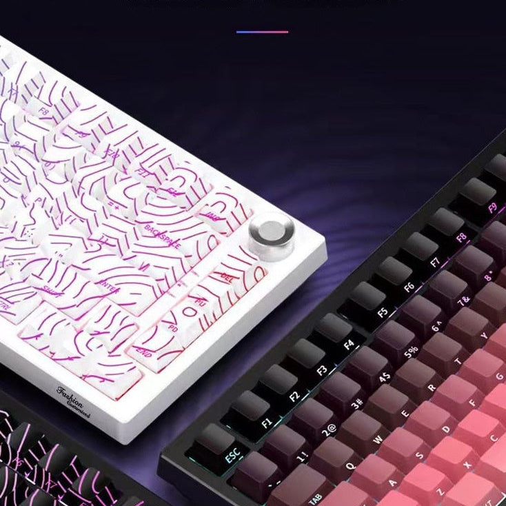 PBT Gradient Tri-Mode Mechanical Keyboard