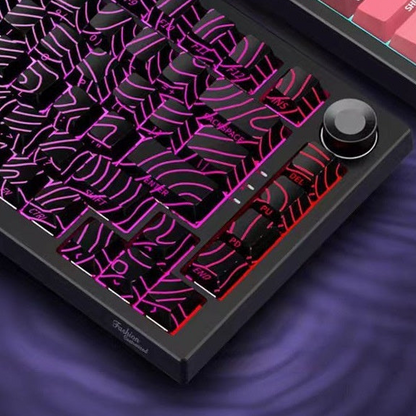PBT Gradient Tri-Mode Mechanical Keyboard