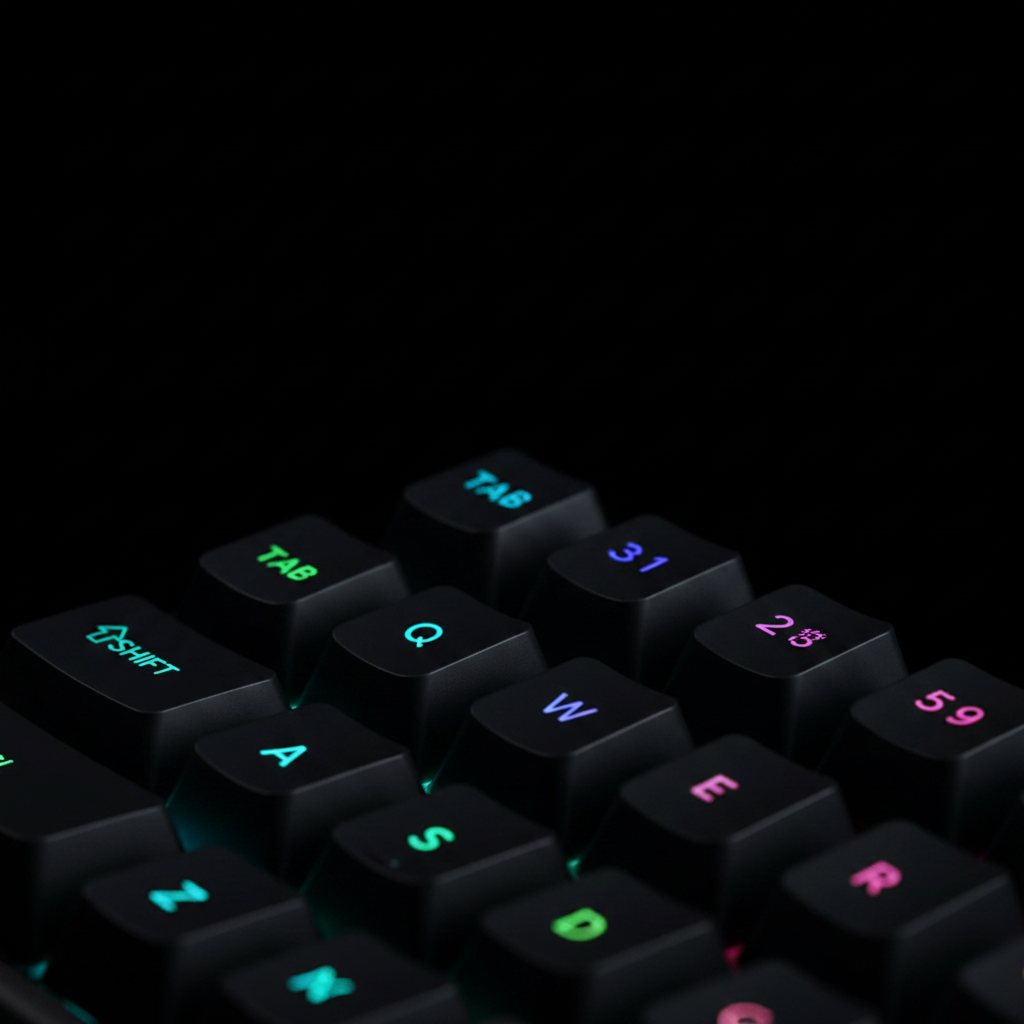 SideGlow Tri-Mode Wireless Keyboard