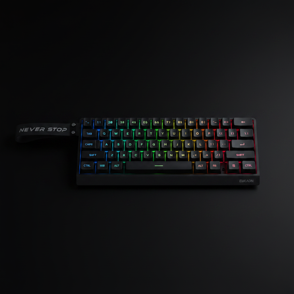SideGlow Tri-Mode Wireless Keyboard