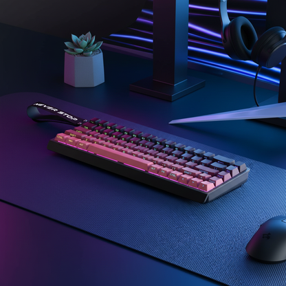 SideGlow Tri-Mode Wireless Keyboard