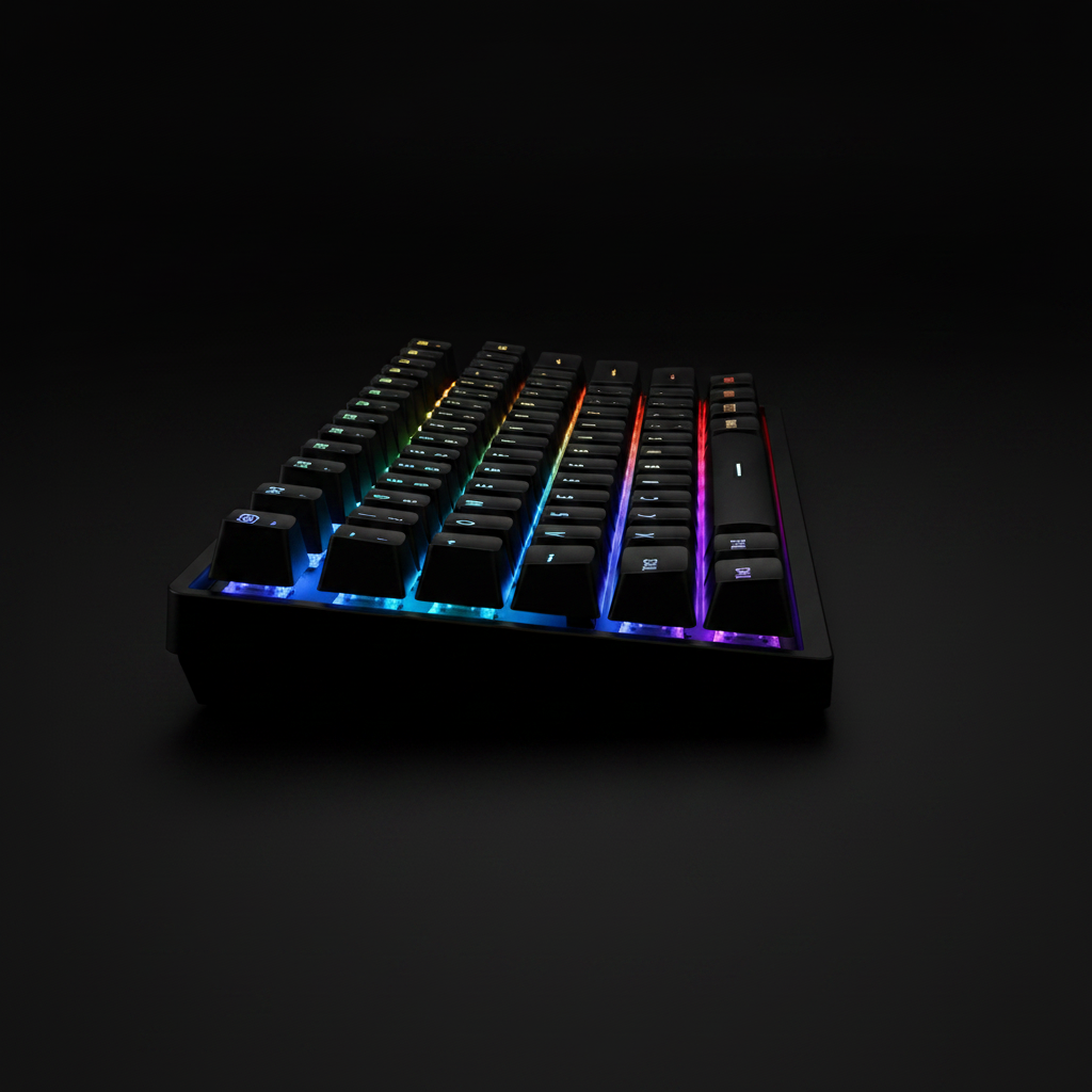 SideGlow Tri-Mode Wireless Keyboard