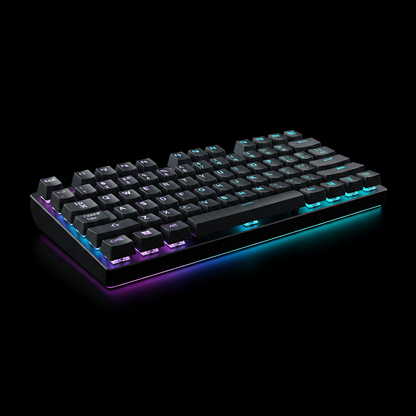 SideGlow Tri-Mode Wireless Keyboard