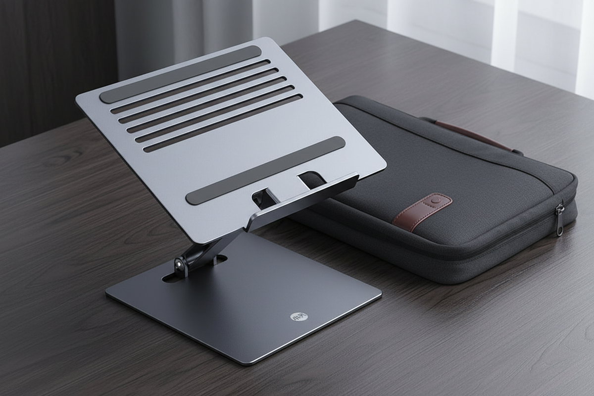 Gray — Folded Portable