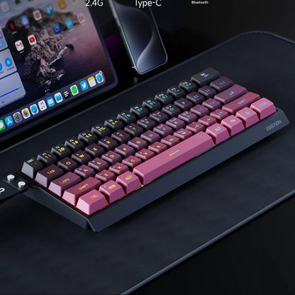 SideGlow Tri-Mode Wireless Keyboard