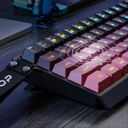 SideGlow Tri-Mode Wireless Keyboard