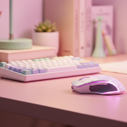 Pastel Desk Setup