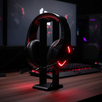 Red — Headphone Stand Red Glow