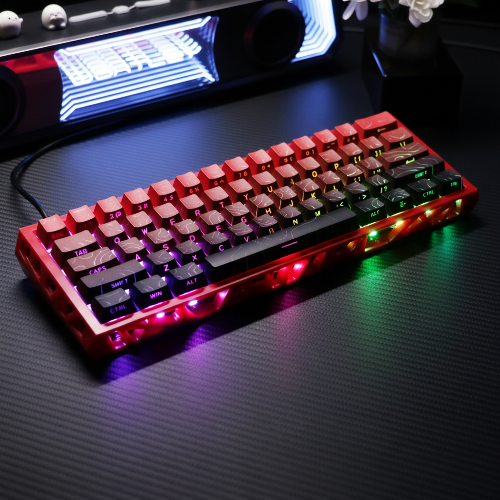 RGB Keyboard 1:1 Marketing Shot