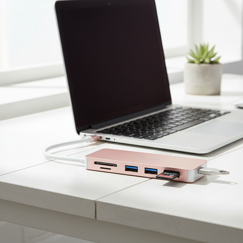 Rose Gold — All Ports In Use Scandinavian