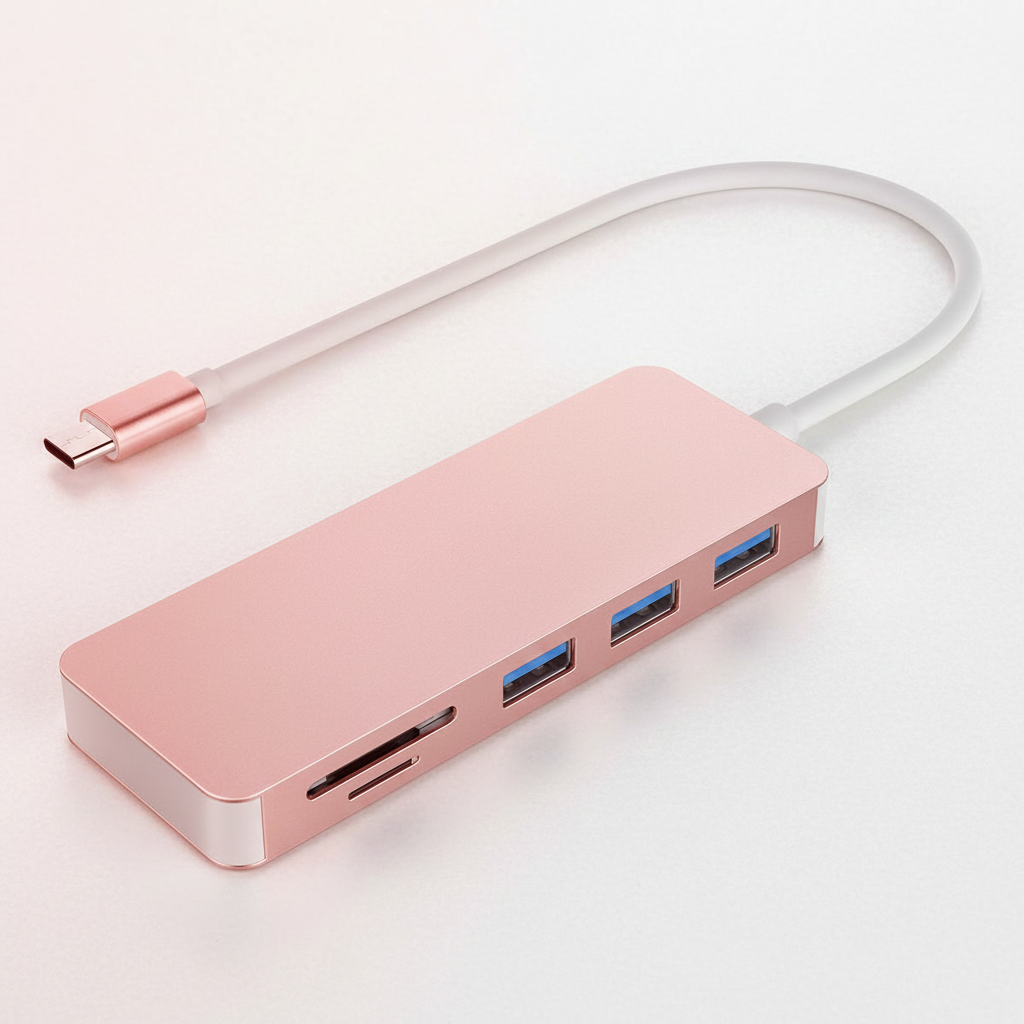 Rose Gold — Flat Lay All Ports