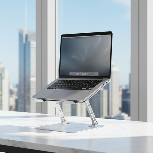 Silver — Marble Desk City View