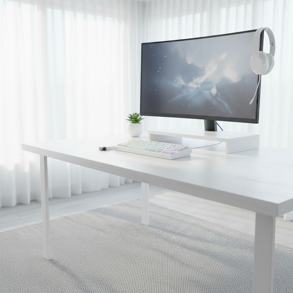 White — Bedroom Morning Gaming