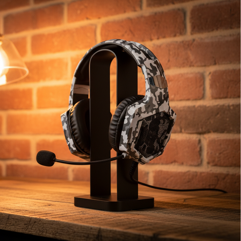 White — Brick Wall Headphone Stand