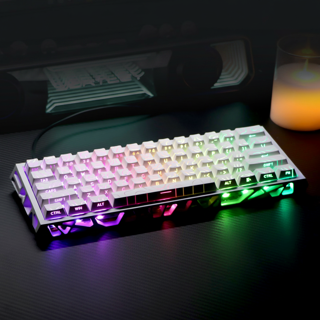 White Keyboard Lighting
