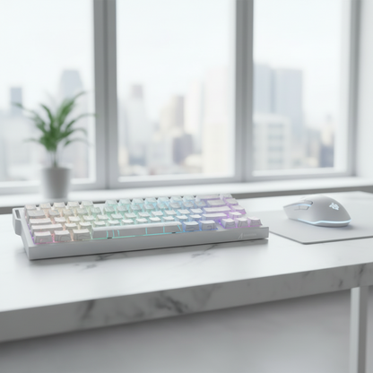 White — Marble Desk Apartment