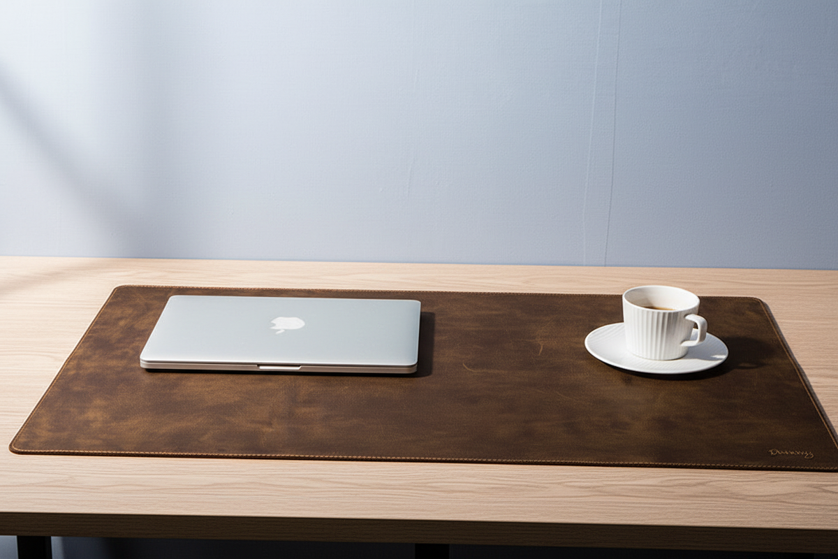 XL Leather Desk Pad Refined